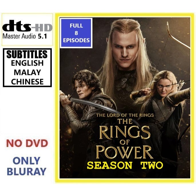 T2D98 The Lords of the Rings of Power Season 2 (2024) [8 EPISODES] (2 DISCS) Action Adventure Drama 