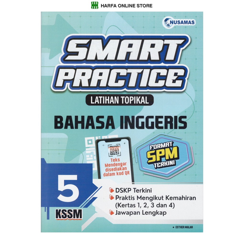 หนังสือภายนอก: SMART PRACTICE TOPICAL ENGLISH PRACTICE LEVEL 5 KSSM 2025
