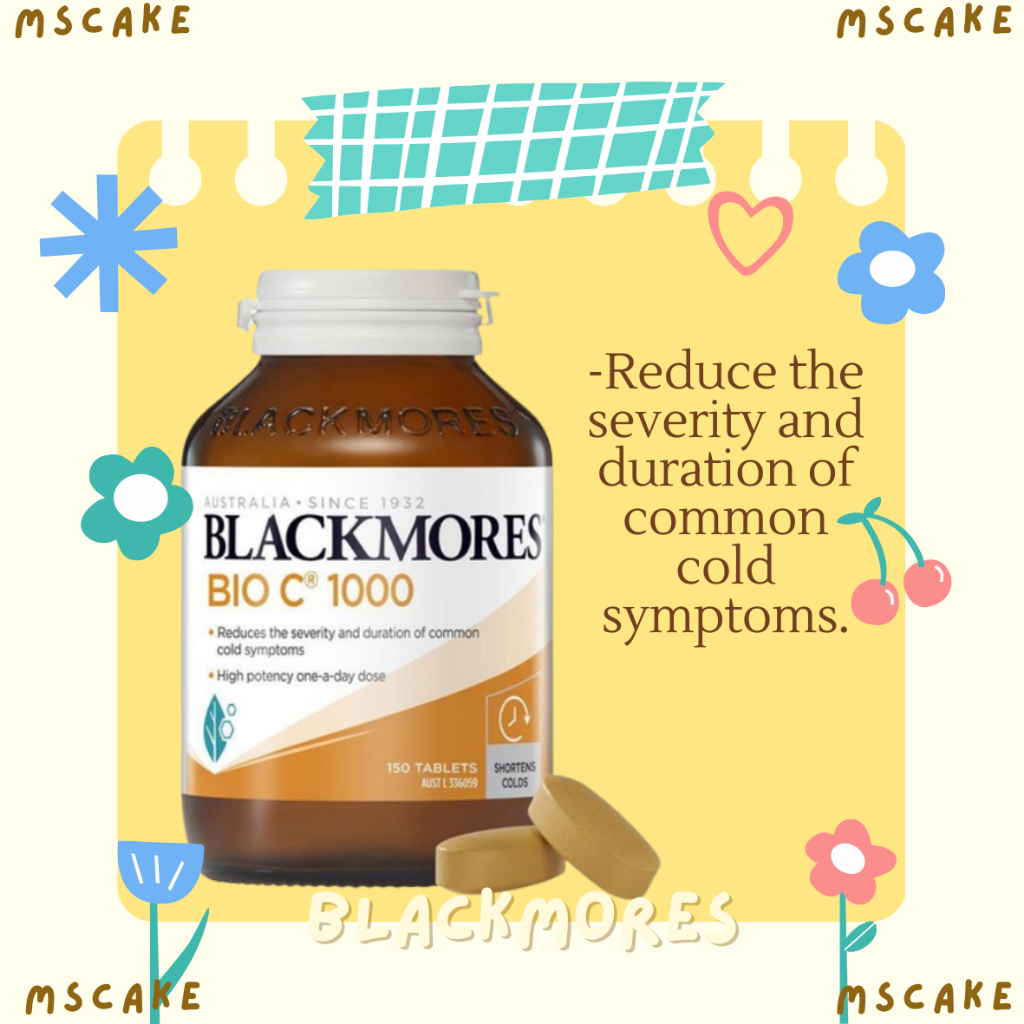 Blackmores Bio C 1000mg 150 เม็ด (กรดต่ํา)