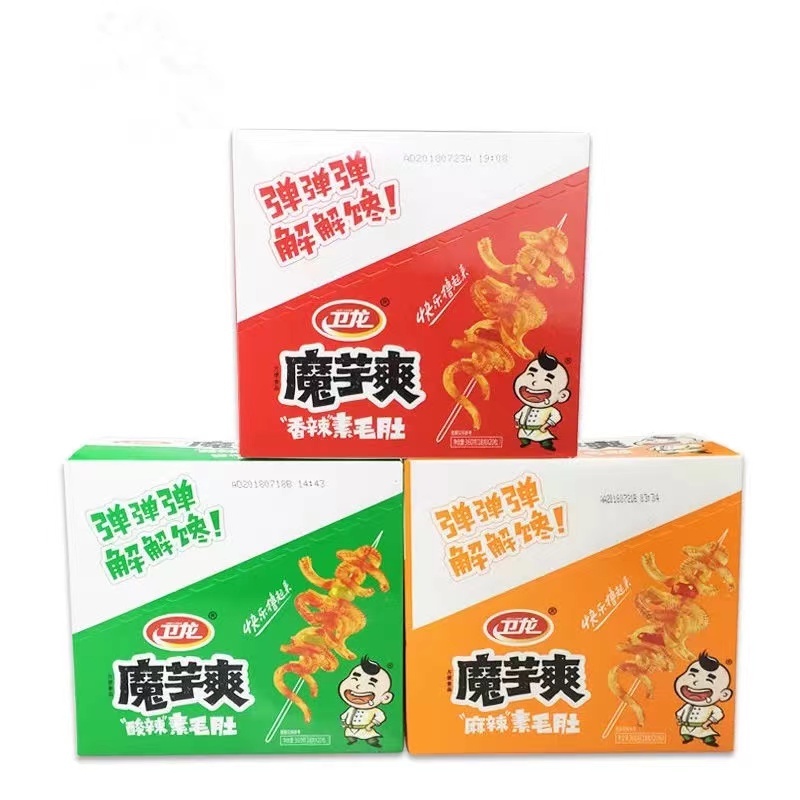 WEILONG KONJAC STRIPS 360G MULTI FLVR WEILONG KONJAC Cool 360G หลายรสชาติ