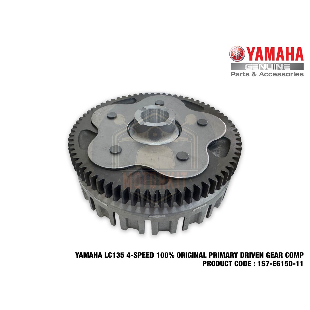 YAMAHA LC135 4S 4SPEED PRIMARY DRIVEN GEAR ASSY CLUTCH HOUSING GIGI UTAMA 1S7-E6150-11