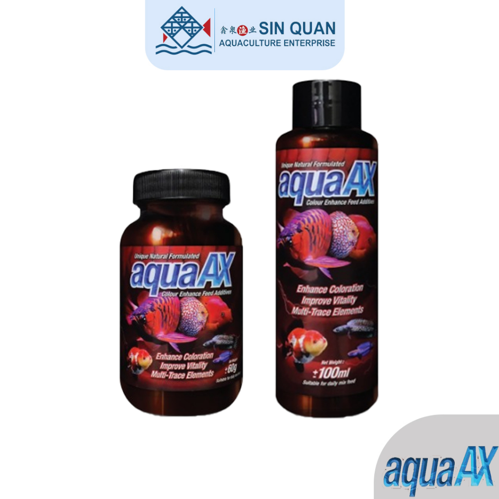 AQUA AX UNIQUE NATURAL FORMUKATED COLOUR สารเพิ่มประสิทธิภาพ /100ML+-/60G+-