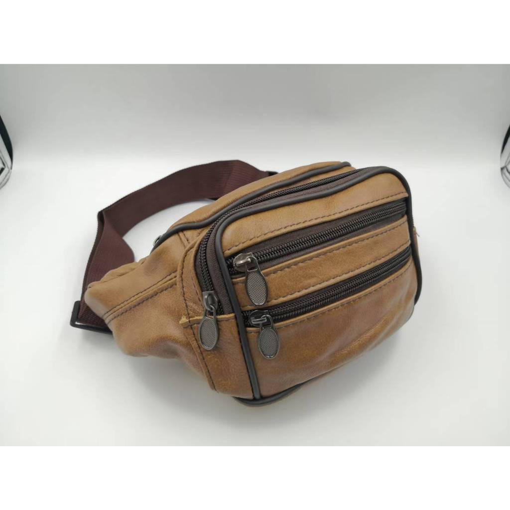 LEATHER WAIST BAG POUCH BAG KULIT