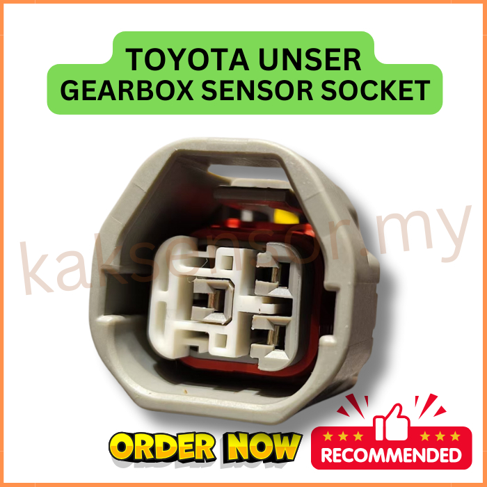 3PIN TOYOTA UNSER 1.8 AUTO GEARBOX สวิตช์จําหน่ายโซลินอยด์ซ็อกเก็ต CONNECTOR พร้อมสายไฟ