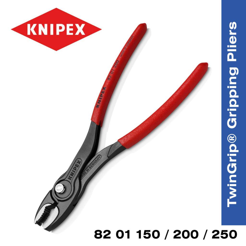 KNIPEX TwinGrip Gripping คีม 82 01 150 / 82 01 200 / 82 01 250