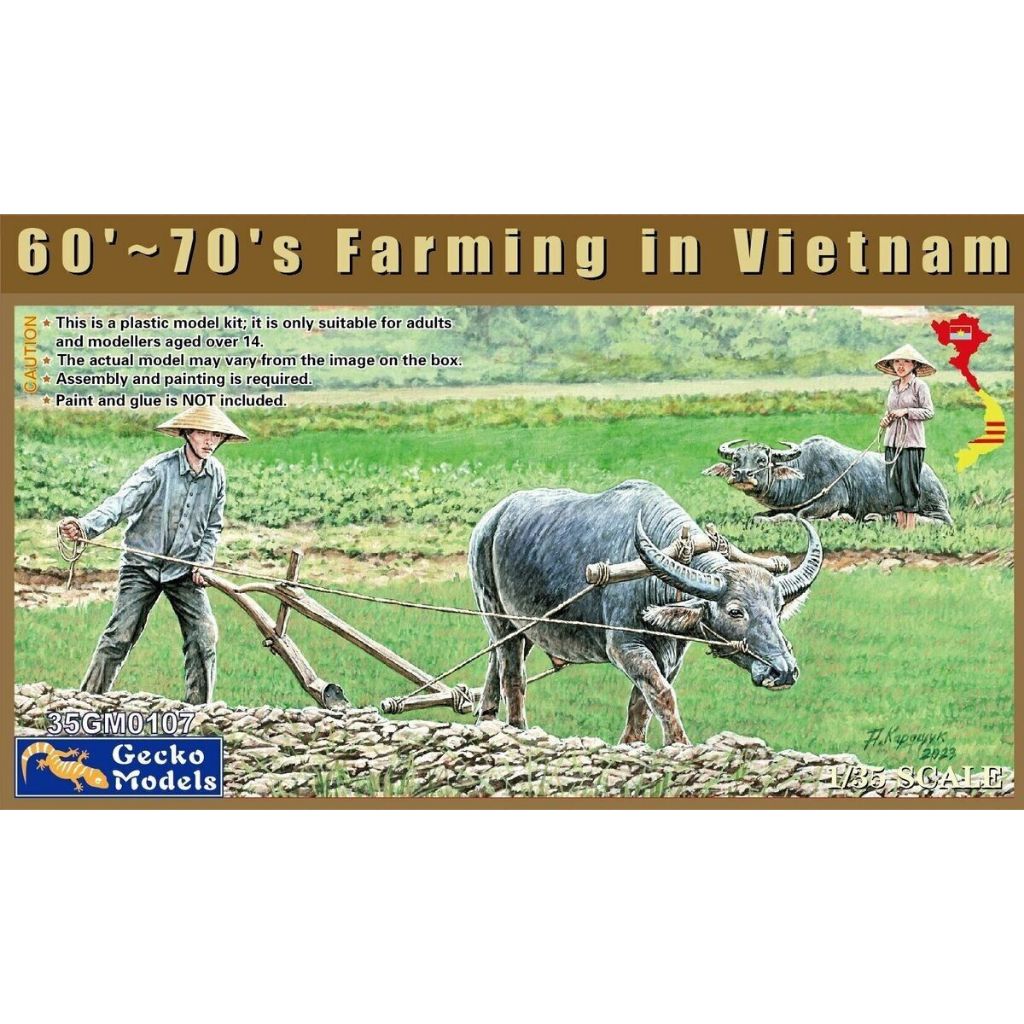 Gecko Models 35GM0107 1/35 60s-70s Farming ในเวียดนาม
