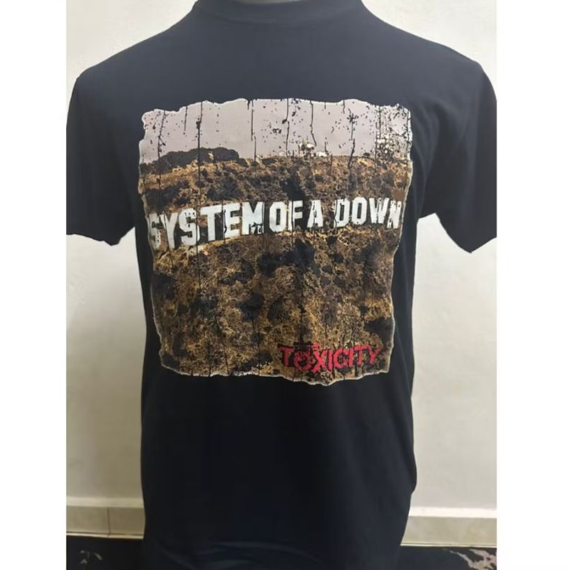 SYSTEM OF A DOWN TOXICITY T-SHIRT-MURAH-BERKUALITI