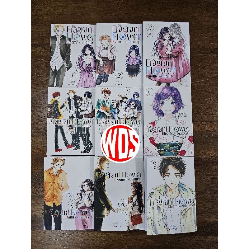 Manga : The Fragrant Flower Blooms With Dignity เล่ม 1-9 (เวอร์ชันภาษาอังกฤษ)