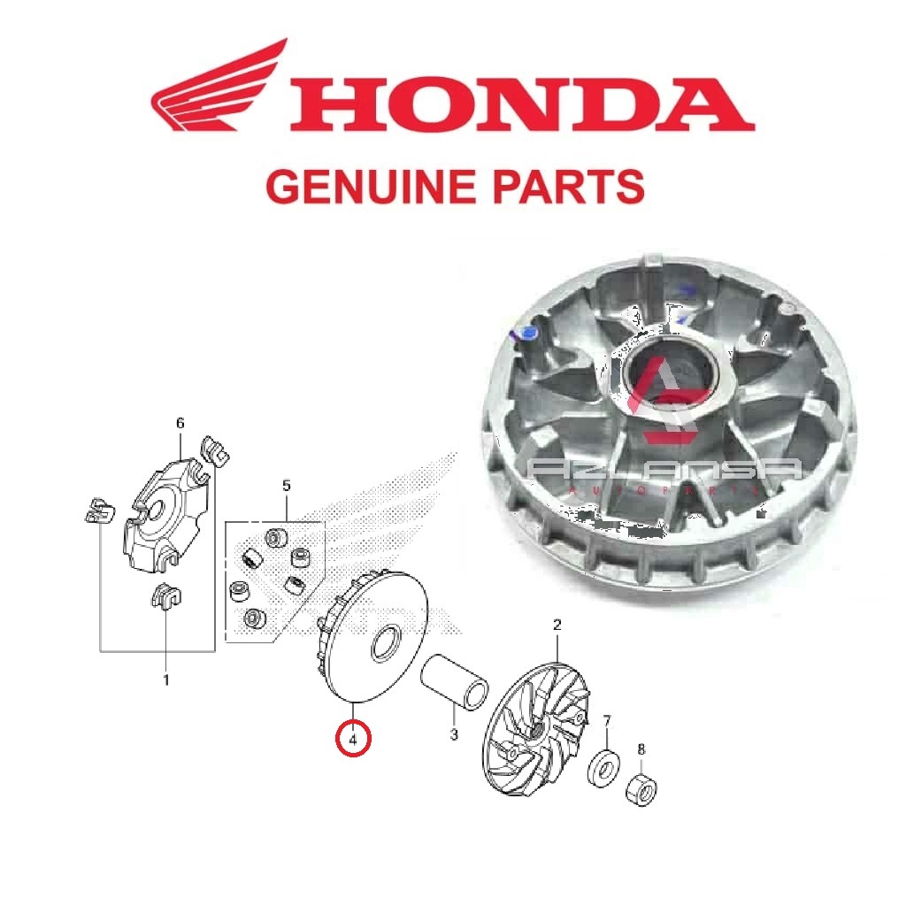 ไดรฟ์แบบเคลื่อนย้ายได้ Face Comp ( 22110-K36-A00 ) PCX & Vario 150