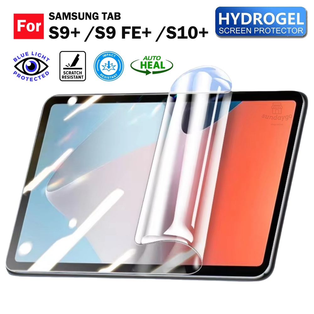 SAMSUNG สําหรับSamsung Tab S9 + S9 FE + S10+ Plus X810 X610 X820 12.4 นิ้วMatte Clear Anti Blue Hydr