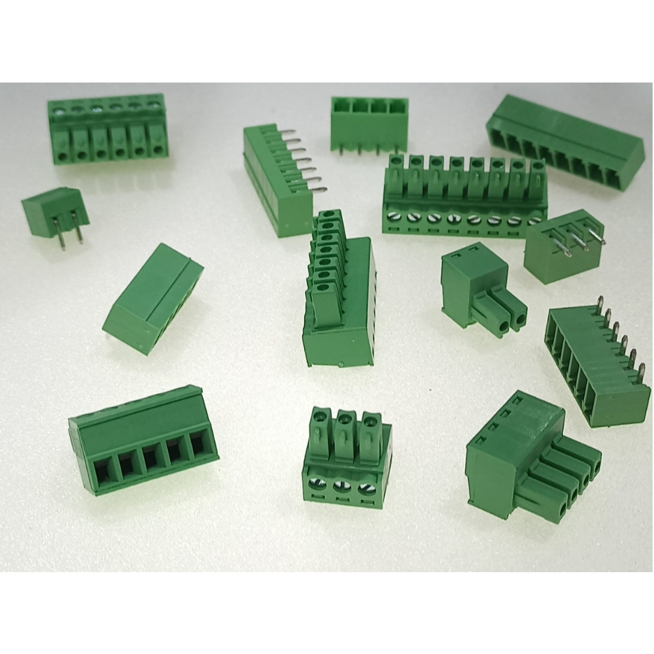2EDG KF2EDG 3.81MM Pluggable PCB Terminal Block Curve Pin + ซ็อกเก็ต 2P/3P/4P/5P/6P/7P/8P