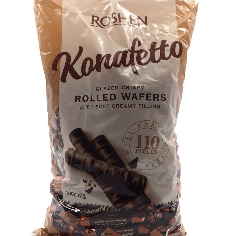 ]]ROSHEN KONAFETTO COCOA NERO CRISPY WAFERS & CREAM] ( 1KG )