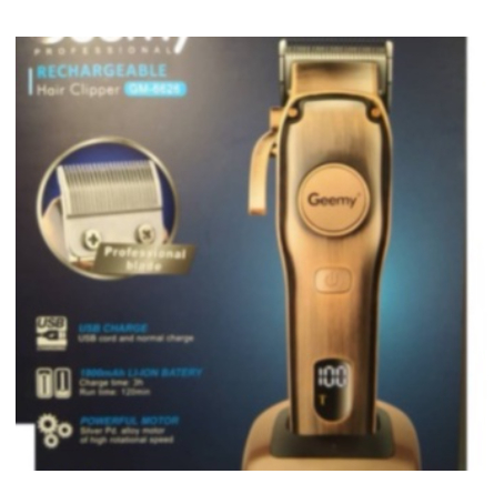(*GEEMY GM6626 RECHARABLE HAIR CLIPPER และ TRIMMER*)