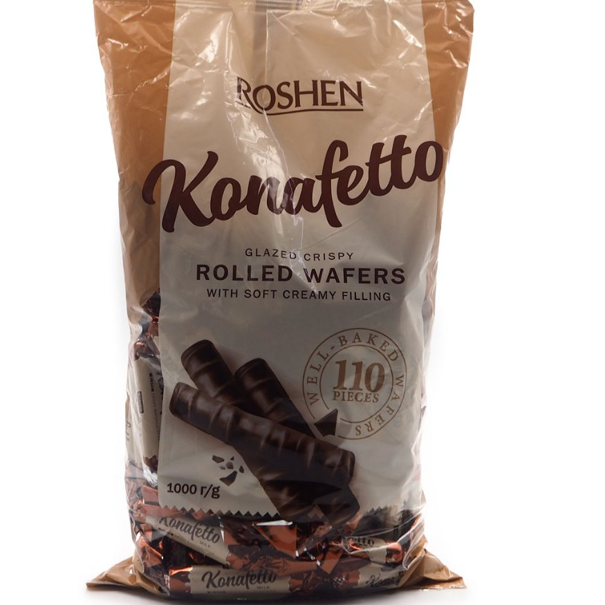 KONAFETTO ROSHEN MILK BLANC CRISPY WAFERS & CREAM ( 1KG )