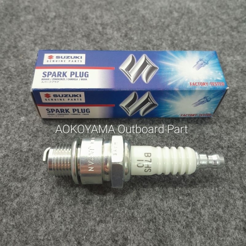 หัวเทียน B7HS-10 สําหรับ SUZUKI Outboard 2 จังหวะ 09482-00375