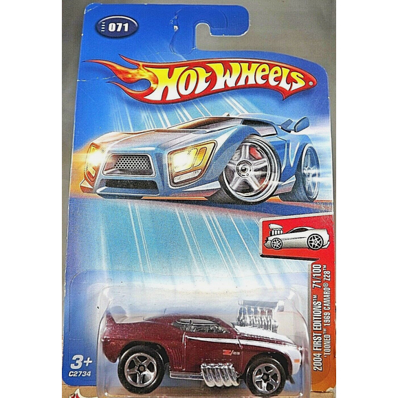 Hot Wheels 2004 First Editions Tooned Camaro Z28 1969