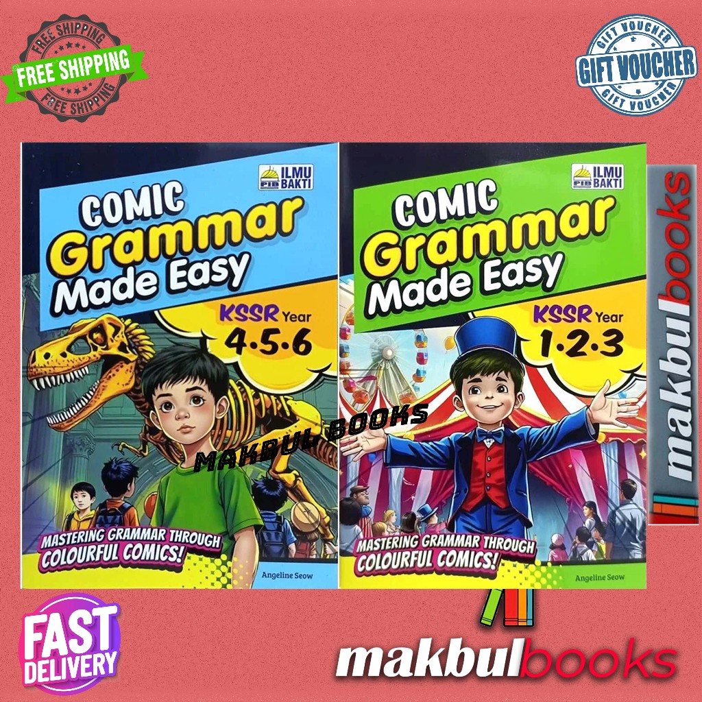 ILMU BAKTI: COMMIC GRAMMAR MADE EASY KSSR YEAR 1.23 & YEAR 4.5.6