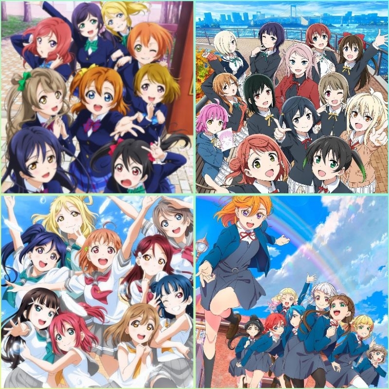 พวงกุญแจอนิเมะ Love Live พวงกุญแจยาง