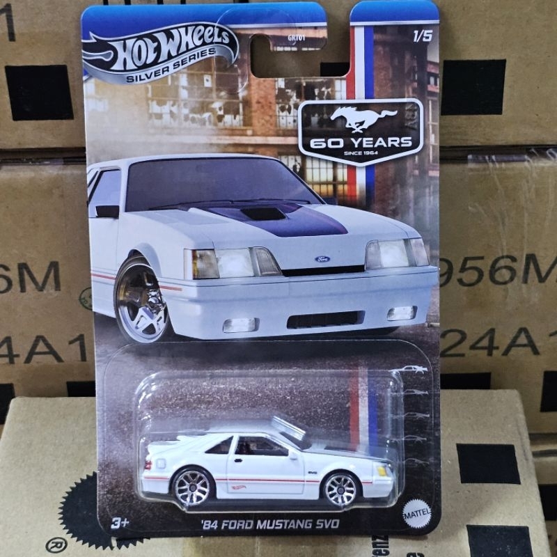 HOT WHEELS 84 FORD MUSTANG SVO 60 YEARS EXCLUSIVE SERIES