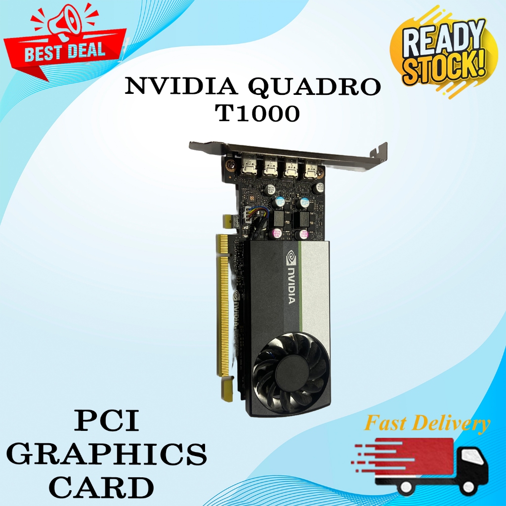 การ์ดกราฟิก NVIDIA QUADRO T1000 4GB DDR5