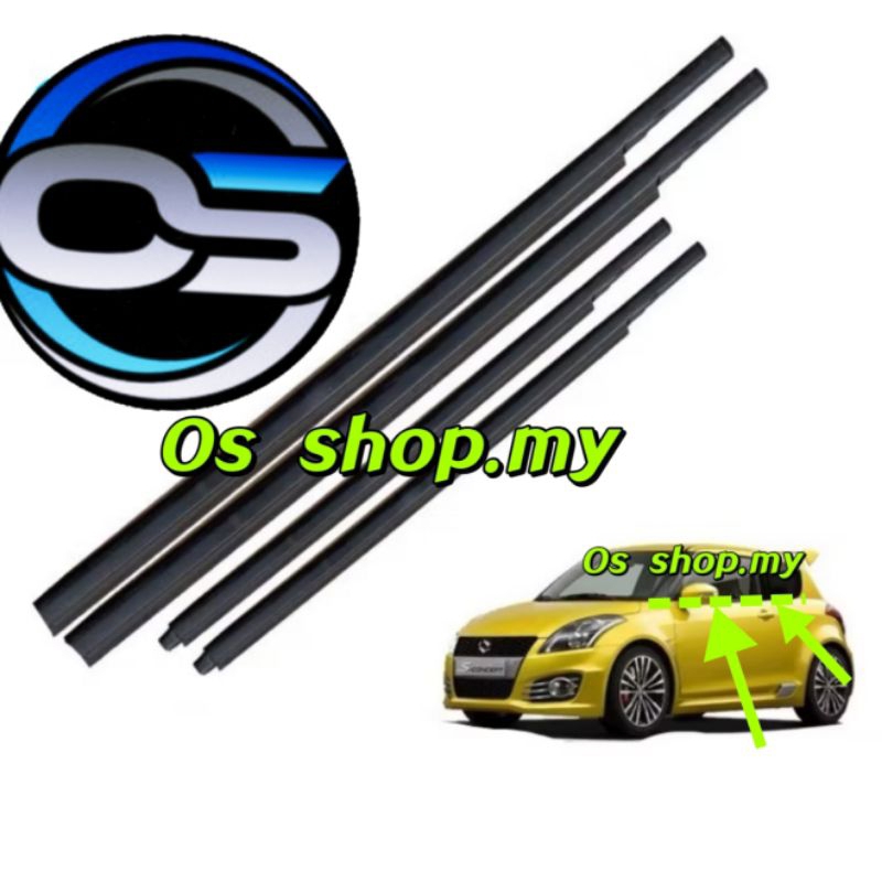 Suzuki Swift ZAG416 ZC72S ZD72S ZC32 ZC82 ZC81 (2013 -2017) ยางประตูประตู GETAH LUAR CREMIN