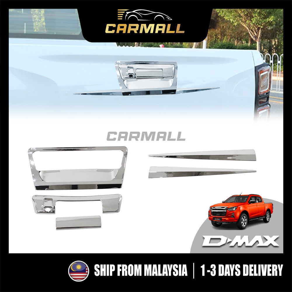 Isuzu D-Max Dmax RG RG01 2021-2025 ด้านหลังด้านหลังมือจับประตูหาง Bonnet ซับในฝาครอบป้องกัน CarMall 
