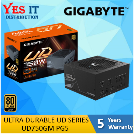 GIGABYTE P650G PG5 / UD750GM / UD850GM / UD750GM PG5 / UD850GM PG5 80 PLUS GOLD FULL MODULAR หน่วยจ่