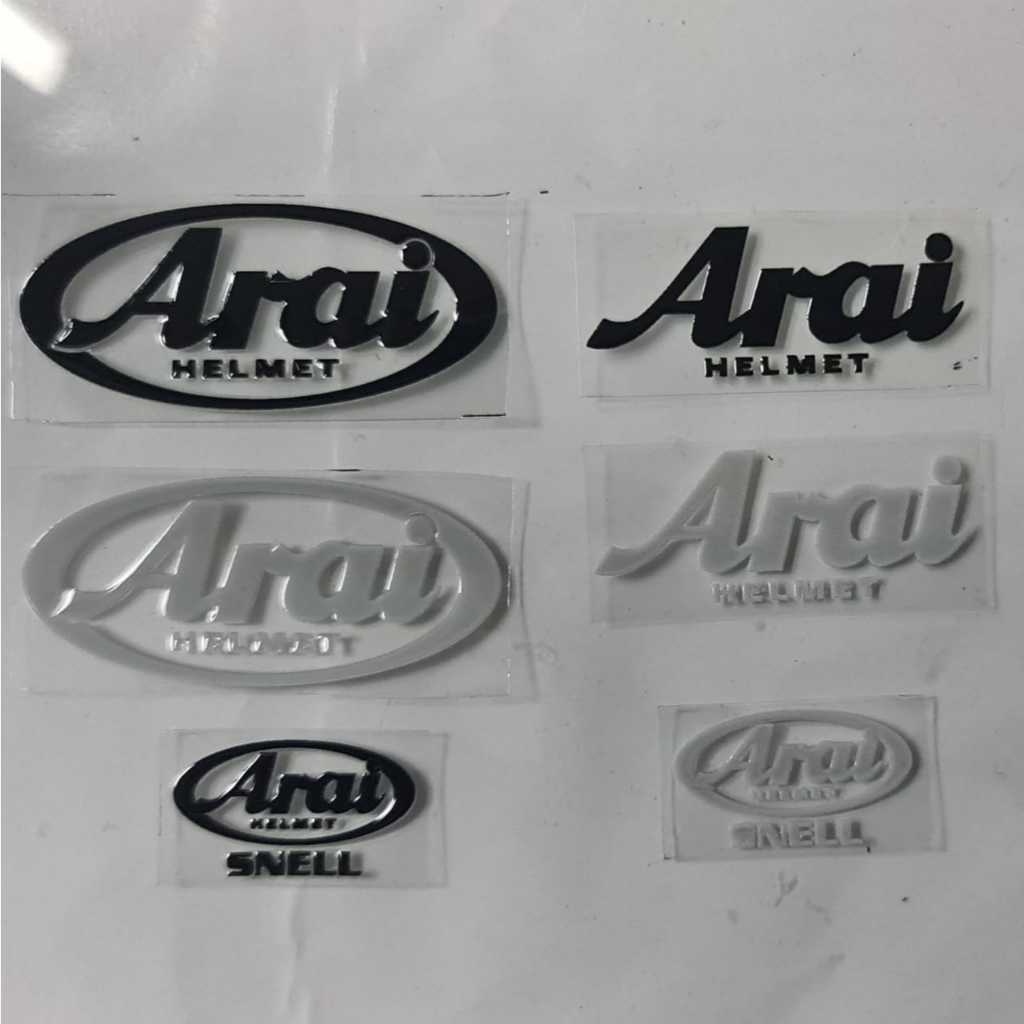 สติ๊กเกอร์ Arai HELMET DTF UV