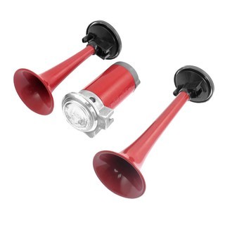 MARINE BOAT TWIN AIR HORN พร้อม COMPRESSOR (DC12V/DC24V) VARIATION AVAILABLE