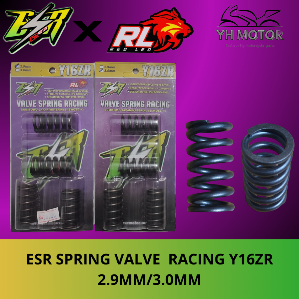 ESR SPRING VALVE RACING Y16ZR 2.9MM/3.0MM
