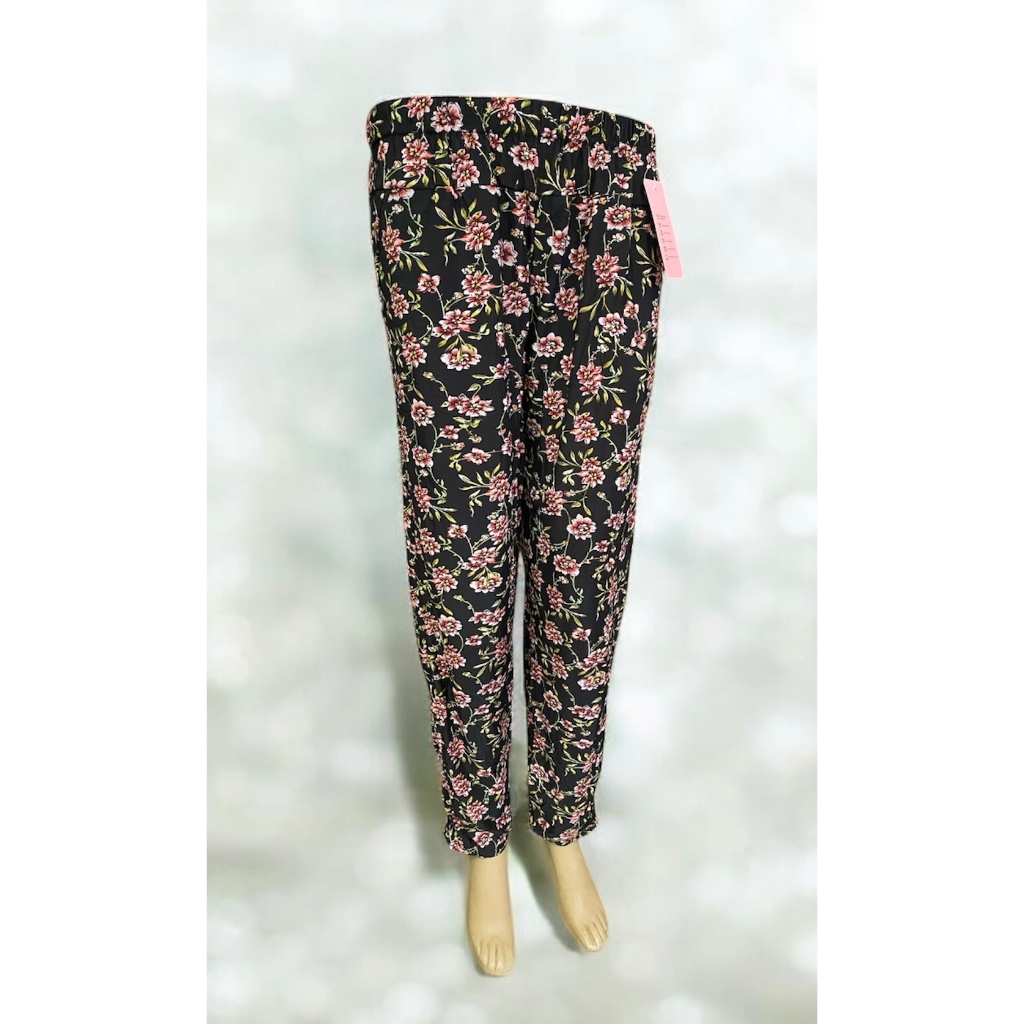 Mwin shop 1023 กางเกงขายาวผู้หญิงมีซิปกระเป๋า/ผู้หญิงมีซิปกระเป๋า (ฟรีไซส์)