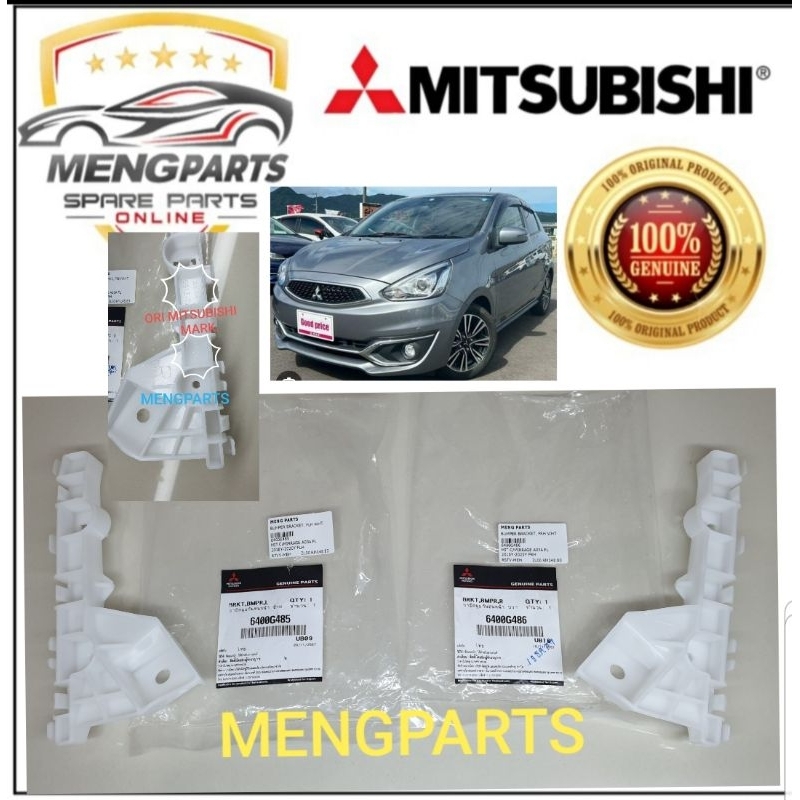 MIRAGE A03A FACELIF 2016Y-2020Y ด้านหน้า BUMPER BRACKET 6400G485 6400G486