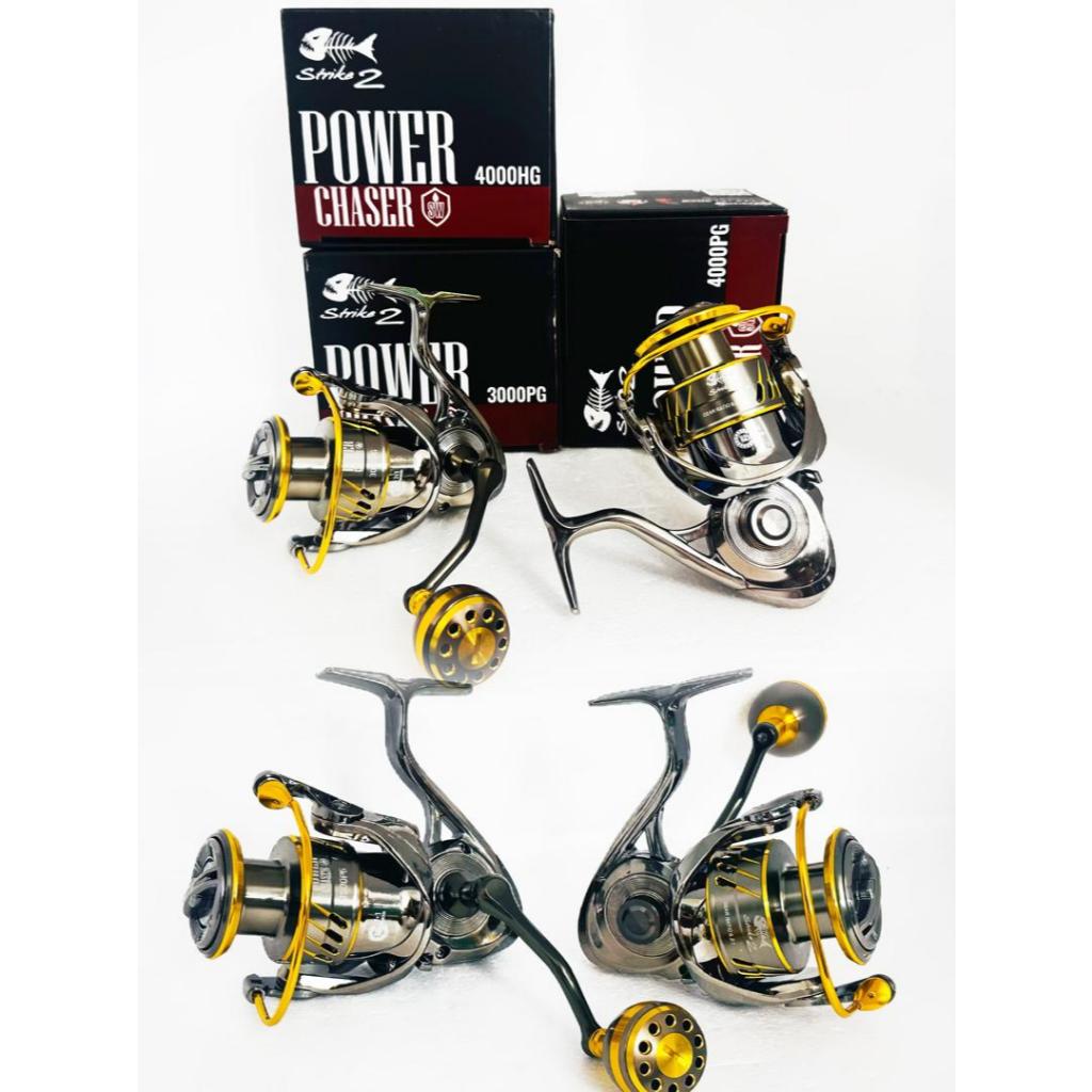 STRIKE2 STRIKE-2 (ฟรี TALI BENANG,HOOK,LURE) POWER CHASER SW 7+1 S/STEEL BALL BEARINGS WATER SALT FI