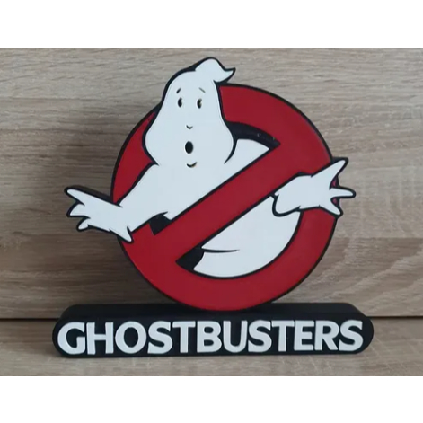 Ghostbusters โลโก้ 3D หรือแม่เหล็กติดตู้เย็น (Ver 2) (Ghostbuster)