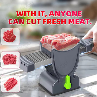 bugu Kitchen Meat Slicer Stainless Steel Home Versatile Meat Cutting Tool Thinly Sliced ​​Shredded Pork Manual fFesh Mea