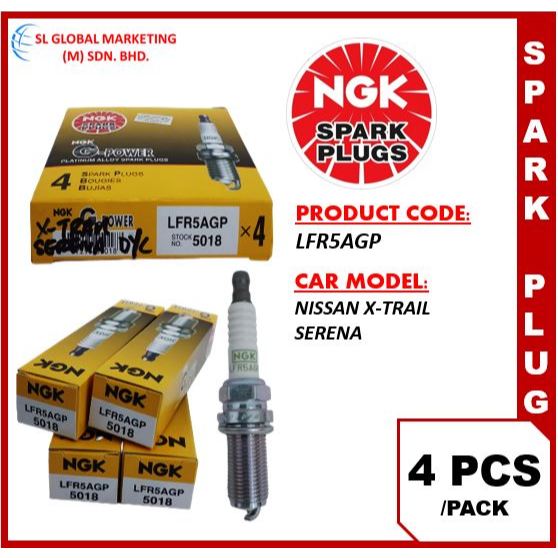 NGK G-POWER PLATINUM ALLOY SPARK PLUGS LFR5AGP