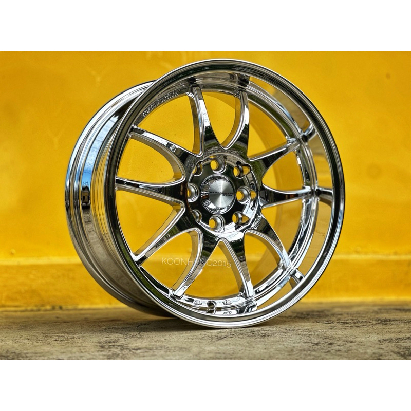 รถใหม่ Sport Rim SUPER CHROME FLOW FORMING 6.2KG WORK EMOTION CP2 ล้อ 16x7.5J 8x100/114.3 ET30 -