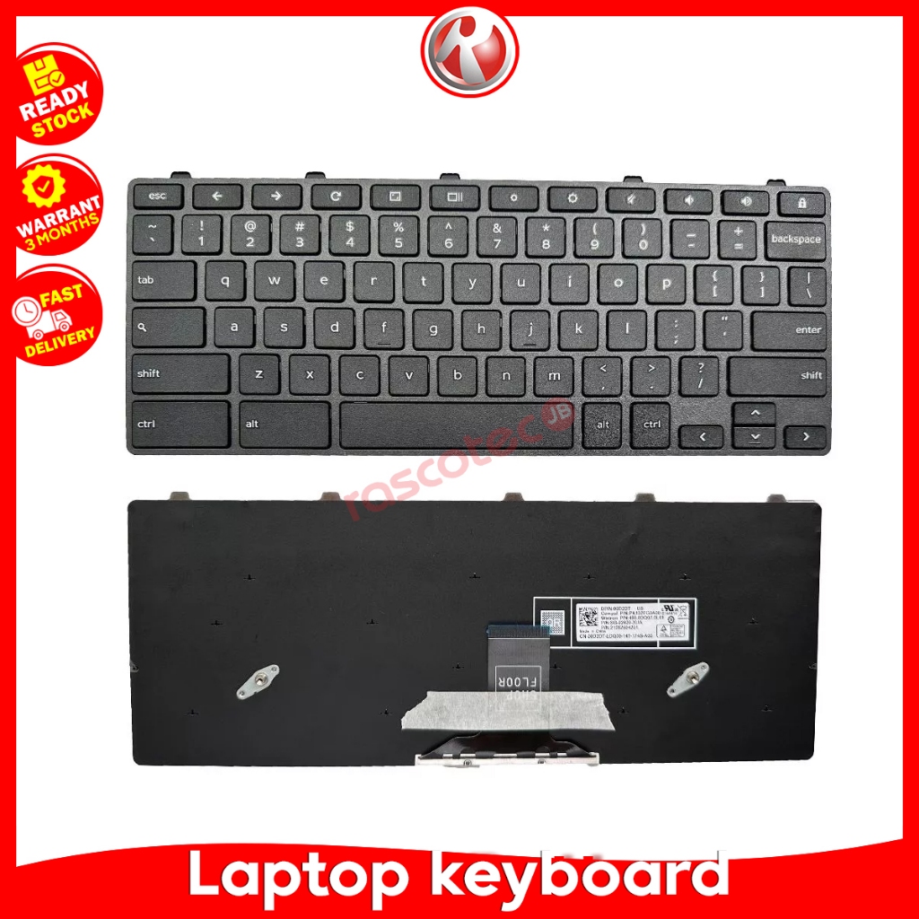 Del Vostro 3300 3400 3500 V3300 V3400 V3500 V3700 0YHGG NHN6P Y5VW1 แล็ปท็อปแป้นพิมพ์เปลี่ยนยี่ห้อให