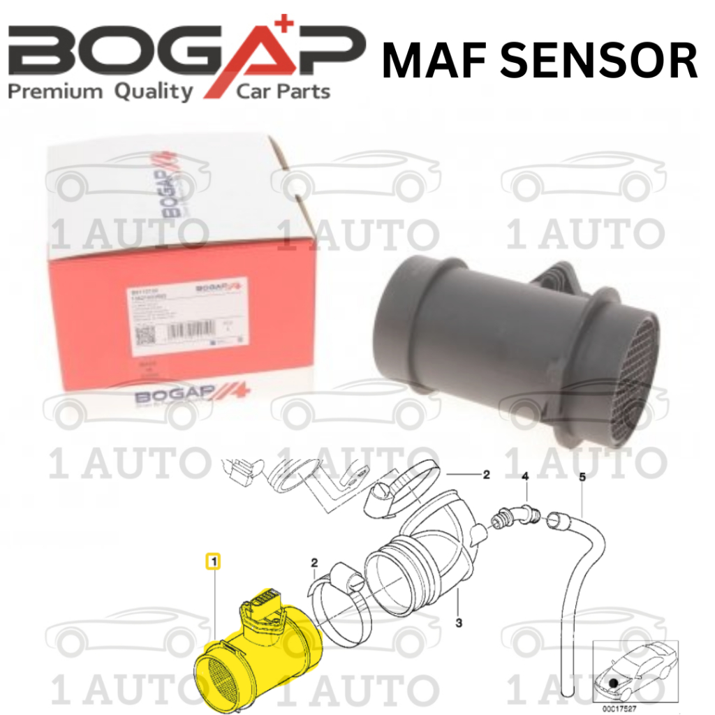 BOGAP GERMANY MAF SENSOR BMW M43 ENGINE E46 1.9 Z3 E36 1.9