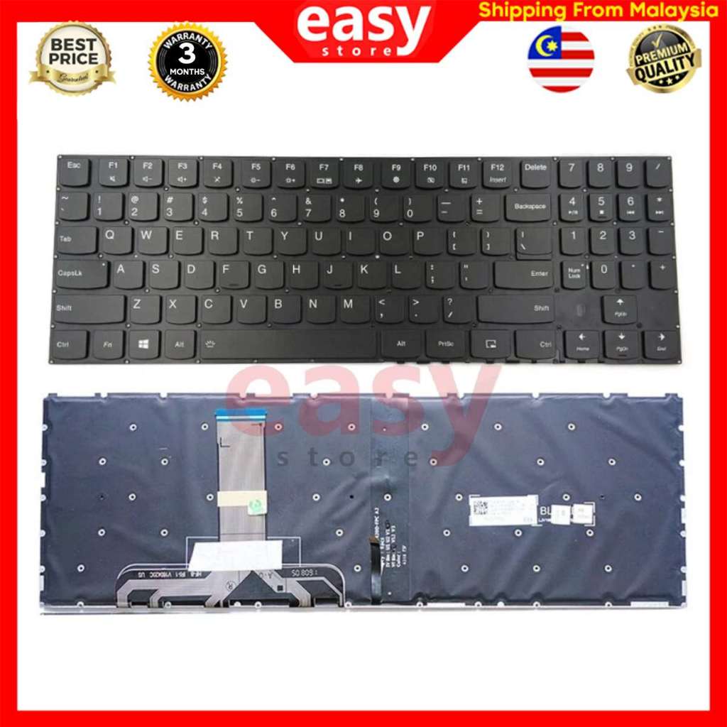 Lenovo Legion Y520-15IKB Y520-15IKN Y520-15IKBA Y520-15IKBM Y520-15IKBN Series แป้นพิมพ์ทดแทนแล็ปท็อ