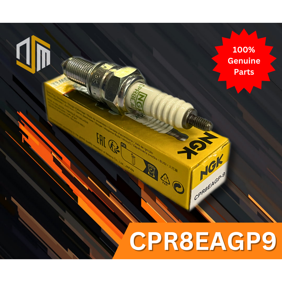 NGK G POWER SPARK PLUG - CPR8EAGP9 CBR500R/ICON/SPACY/NS200/RS200/GSX/LC135/NMAX/NVX155/Y16Z/R15