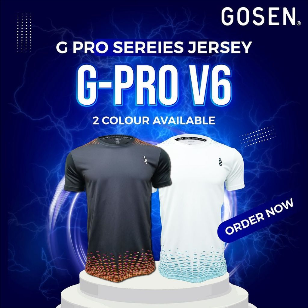 GOSEN G-Pro 06 Tournament Jersey สีขาว/น้ําเงิน (GPT24-06)