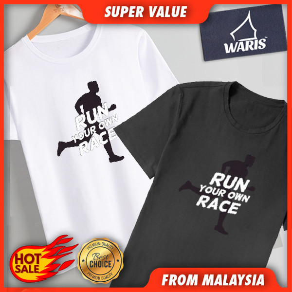 HOT Run Your Own Pace Quote 01 เสื้อยืดเด็กและผู้ใหญ่ - ผ้าฝ้าย 100% QAM