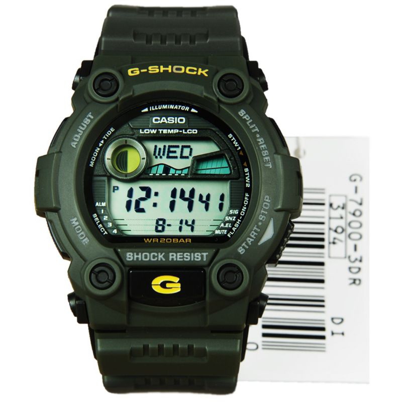 สายนาฬิกาทดแทน Casio สําหรับ G Shock G7900 G7900B G-7900-1V