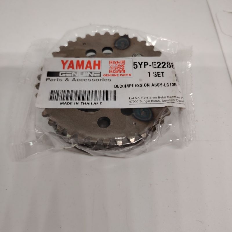 Y15 LC135 TIMING GEAR TIMING SPROCKET STD DECOMPRESSION PIN DECOM