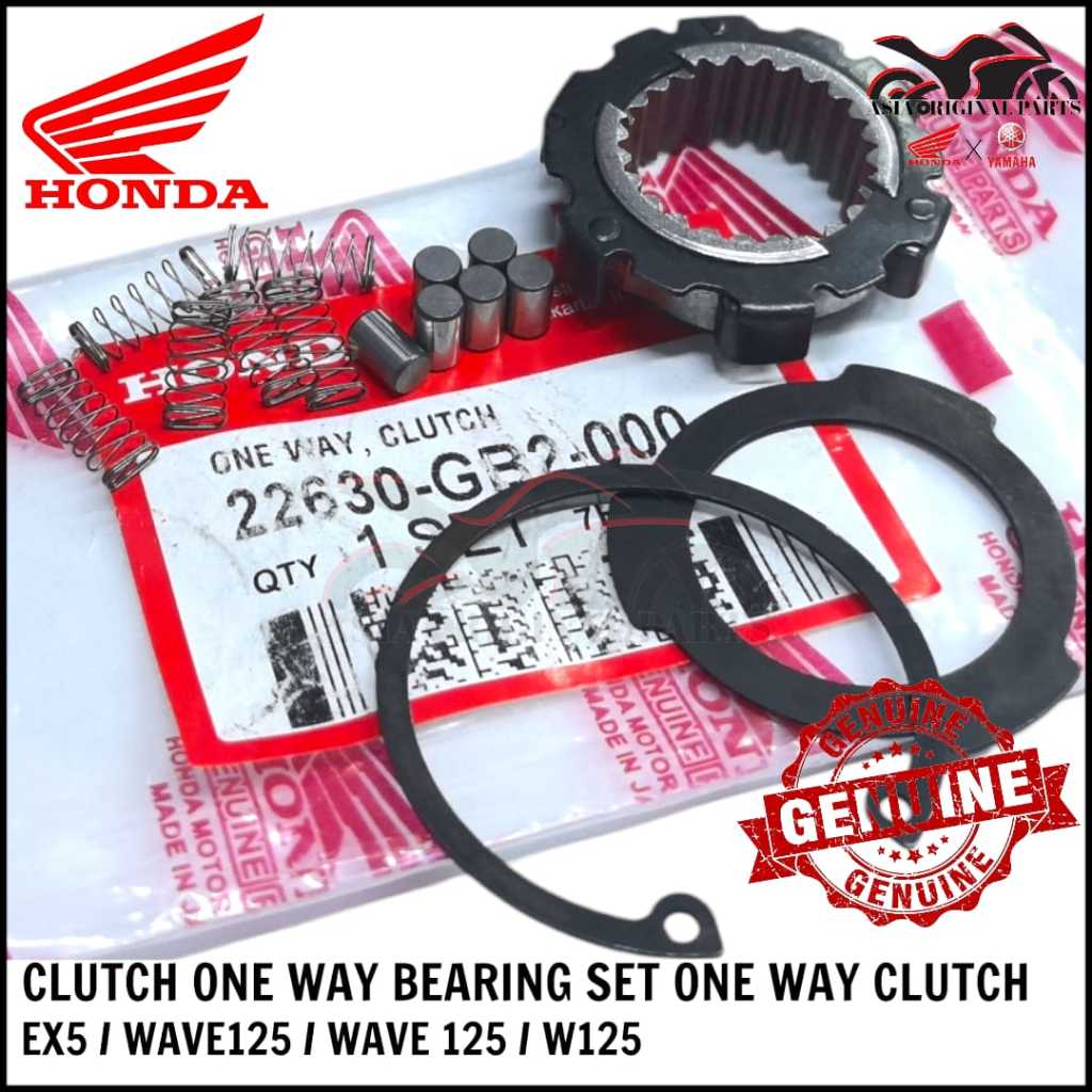 EX5 EX5 DREAM WAVE125 WAVE100 W125 W100 CLUTCH ONE WAY BEARING SET 22630-GB2-000 ONE WAY EX5 WAVE 12