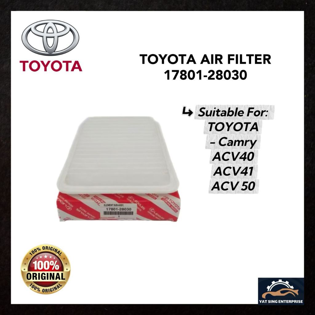 TOYOTA CAMRY 2.4 2.0 ACV40 ACV50 ACV60 LEXUS ES250 กรองอากาศ
