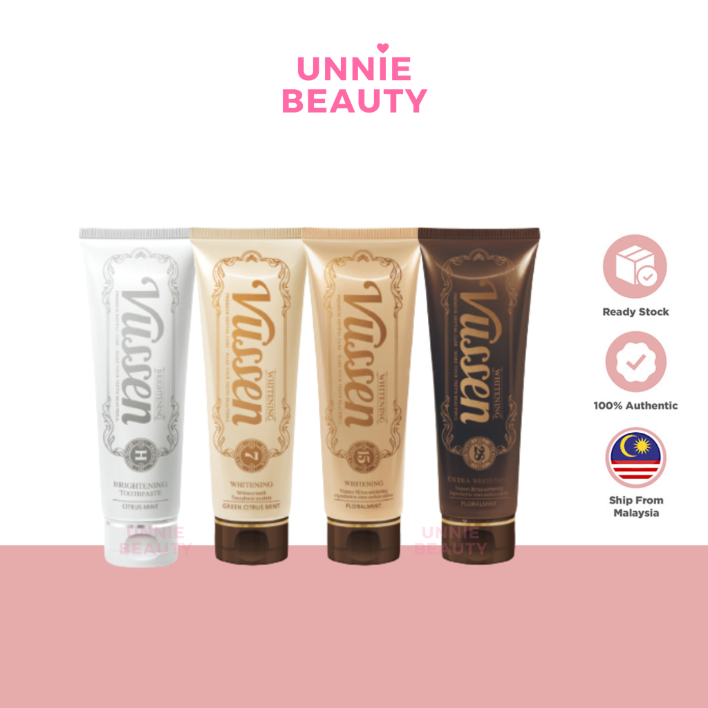 VUSSEN Premium Dental Care ยาสีฟันไวท์เทนนิ่ง 美白牙膏