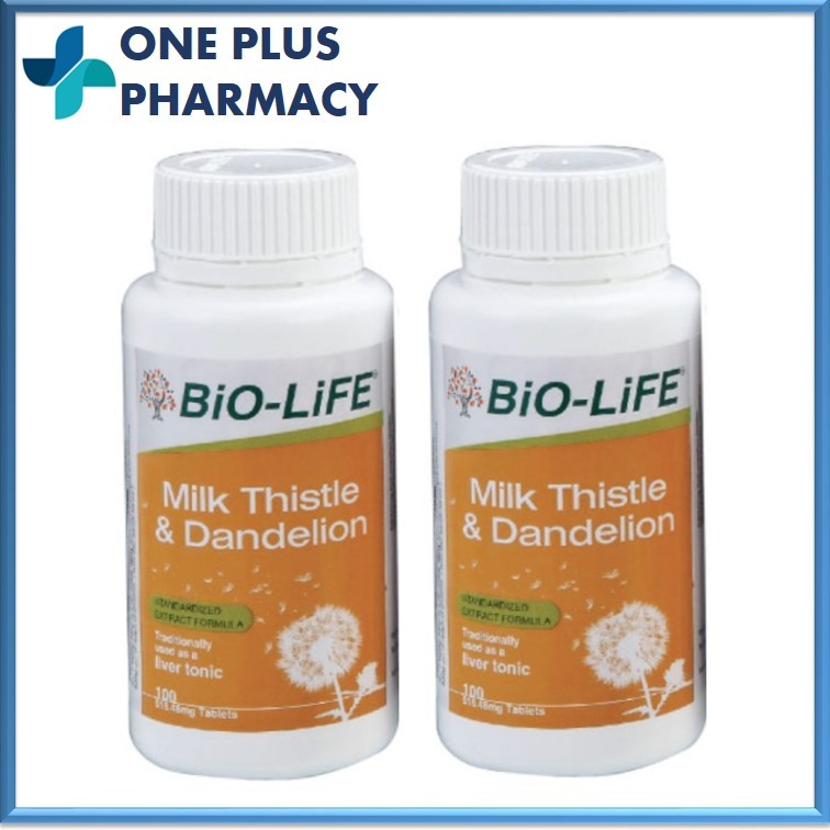 Bio-Life Milk Thistle & Dandelion 100s / 2x100s [EXP 07/2028]