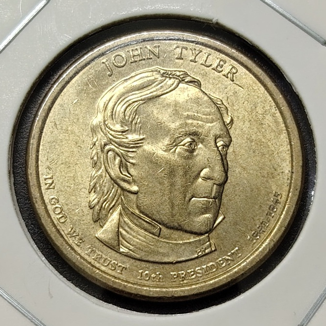 USA 10th President 1 Dollar 1841 -19845